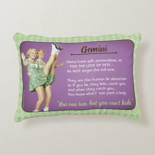 Gemini Pillow (Front)