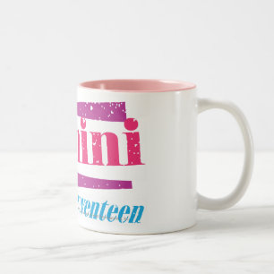 Gemini Pink Two-Tone Coffee Mug