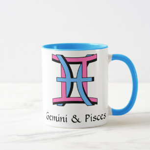 Gemini & Pisces PkBl Mug