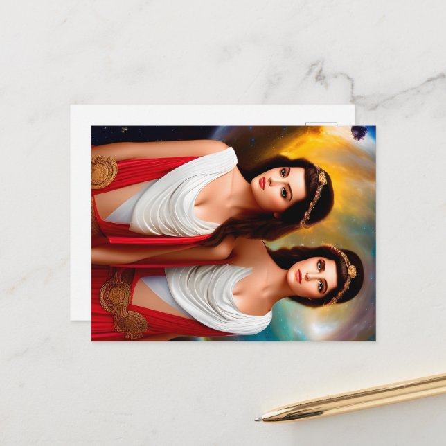 Gemini  postcard (Front/Back In Situ)