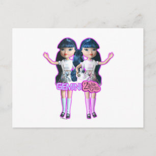 Gemini Postcard