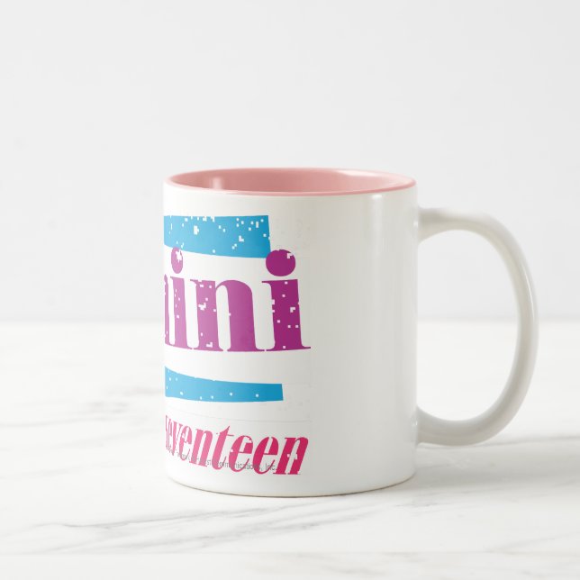 Gemini Purple Two-Tone Coffee Mug (Right)