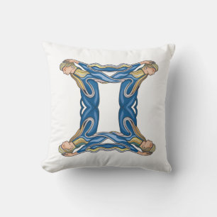 Gemini Quadruplet Throw Pillow