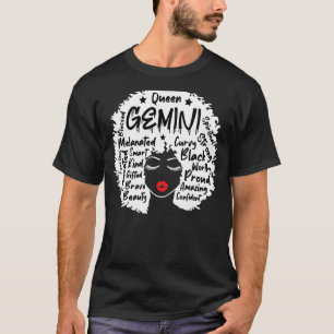 Gemini Queen Cute Zodiac Sign Gemini 1 T-Shirt