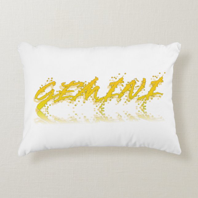 Gemini Reflection Accent Pillow (Front)