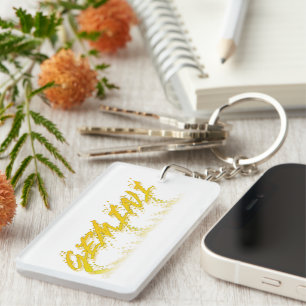 Gemini Reflection Keychain