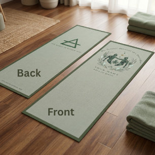 Gemini Sage Green Lily of Valley Yoga Gift Mat