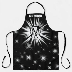 Gemini sign apron