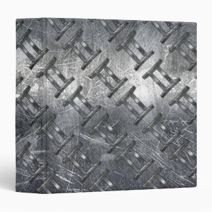 Gemini Sign in Distressed Siver Steel Style Binder