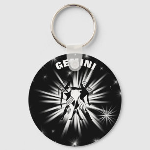 Gemini sign keychain