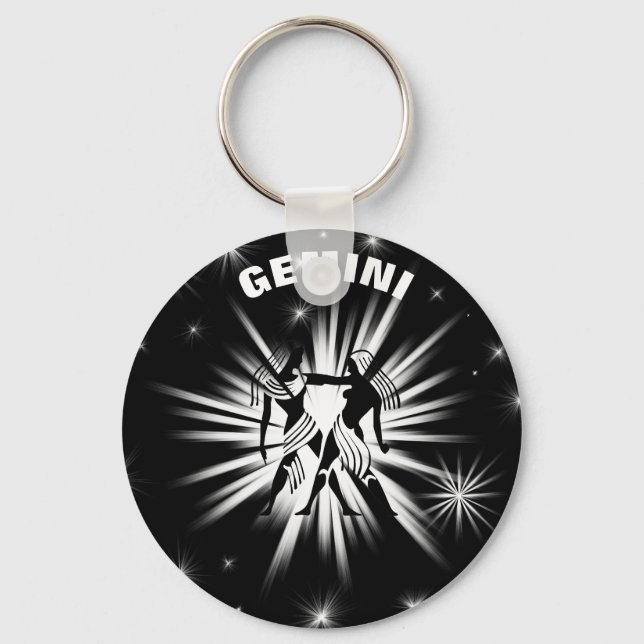 Gemini sign keychain (Front)