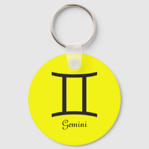 Gemini Sign Keychain