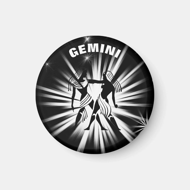 Gemini sign magnet (Front)