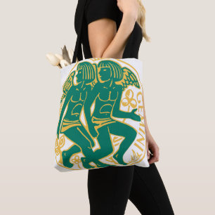 Gemini Sign of the Zodiac on a Tote Bag