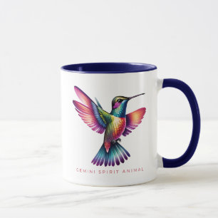Gemini Spirit Animal Hummingbird Alebrije Female Mug