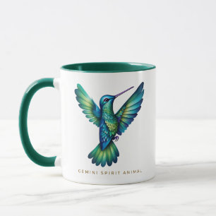 Gemini Spirit Animal Hummingbird Alebrije Male Mug