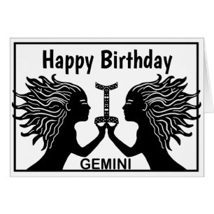 Gemini Symbol Happy Birthday Horoscope Zodiac