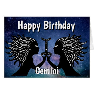 Gemini Symbol Happy Birthday Horoscope Zodiac