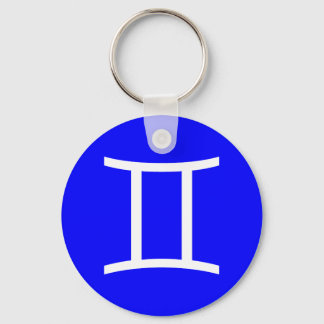 Gemini Symbol Keychain