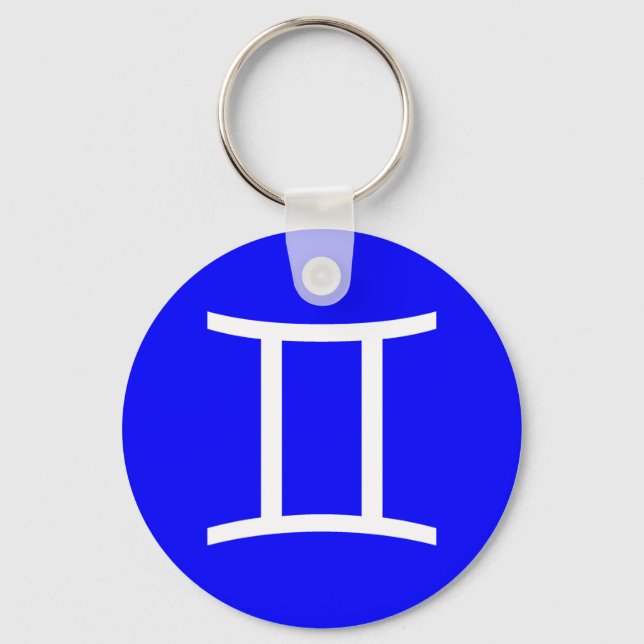 Gemini Symbol Keychain (Front)