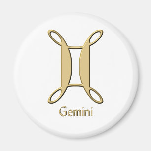 Gemini symbol magnet