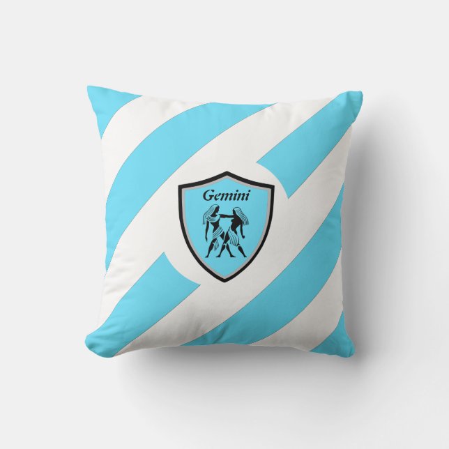 Gemini symbol     throw pillow (Front)