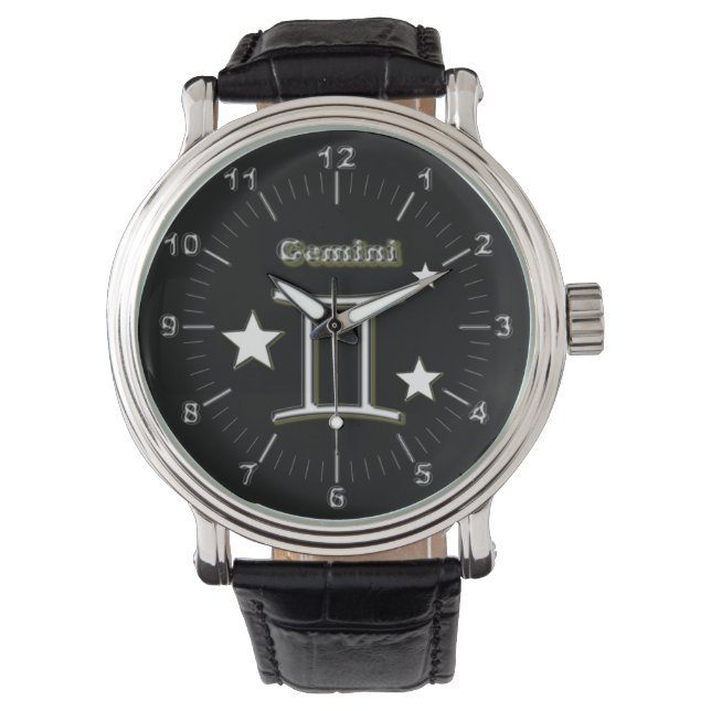 Gemini symbol watch (Front)