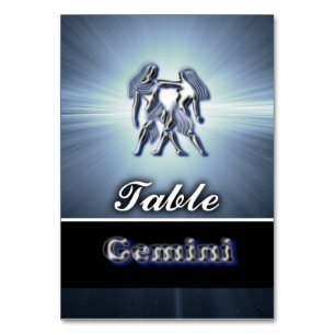 Gemini Table Number