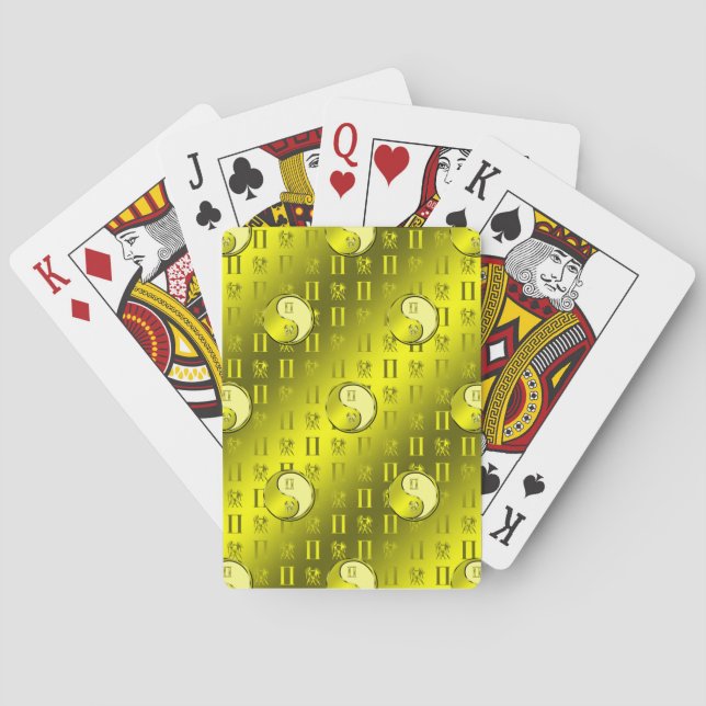 Gemini the Twins Playing Cards (Back)