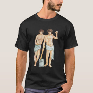 Gemini the twins zodiac star sign castor pollux T-Shirt