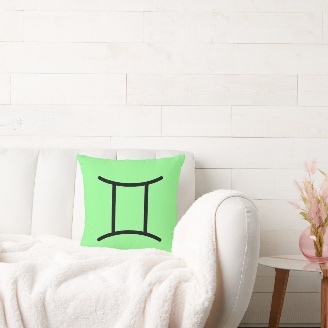 Gemini Throw Pillow (Couch)