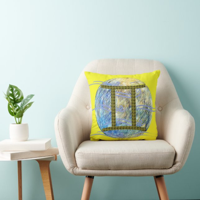 Gemini Throw Pillow (Chair)
