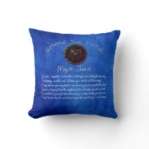 Gemini Throw Pillow 16 x 16