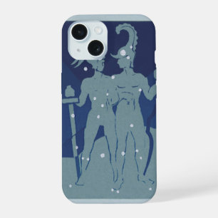 Gemini Twin Constellation Vintage Zodiac Astrology iPhone 15 Case