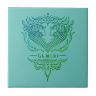 Gemini Twins Emblem Tile