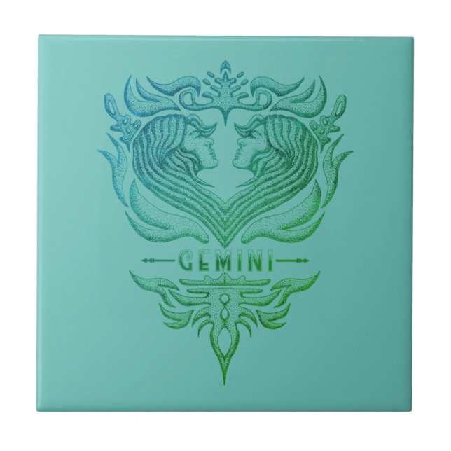 Gemini Twins Emblem Tile (Front)