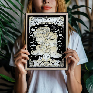 Gemini Versatile and Airy - Astrology Poster
