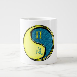 Gemini & Water Dog Large Coffee Mug