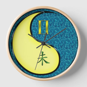 Gemini & Water Goat Clock