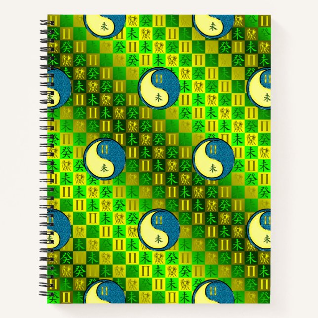 Gemini & Water Goat Notebook (Front)