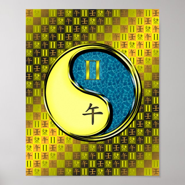 Gemini & Water Horse Poster (Front)
