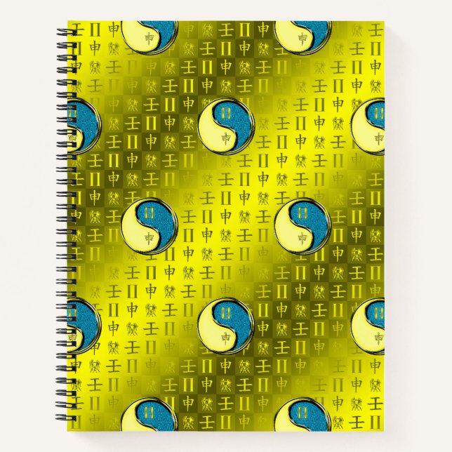 Gemini & Water Monkey Notebook (Front)