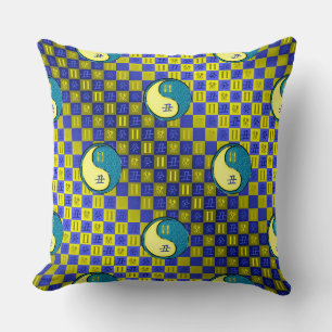 Gemini & Water Ox Throw Pillow
