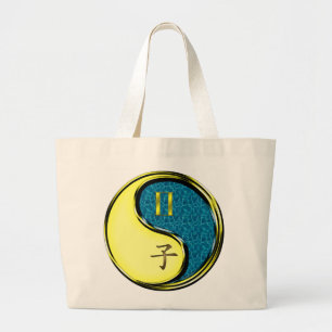 Gemini & Water Rat Large Tote Bag