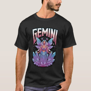 Gemini Witchcraft Zodiac Signs Skull Constellation T-Shirt