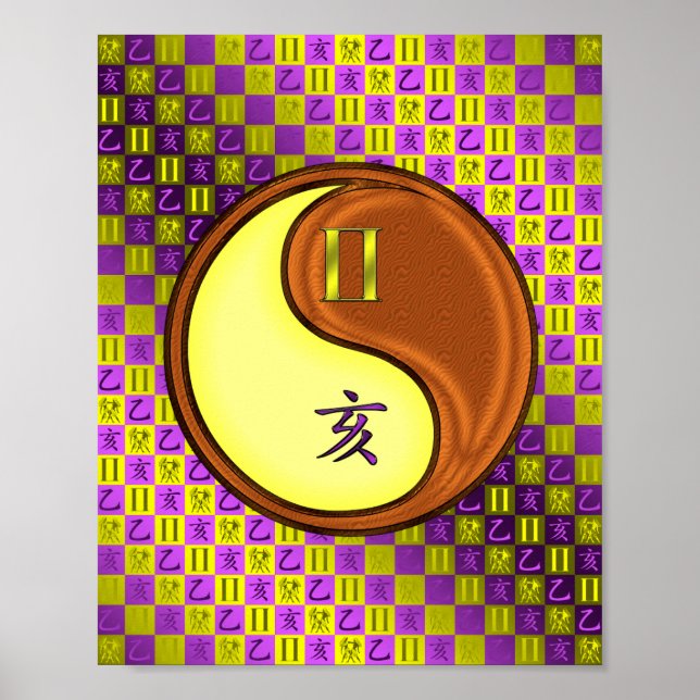 Gemini & Wood Boar Poster (Front)