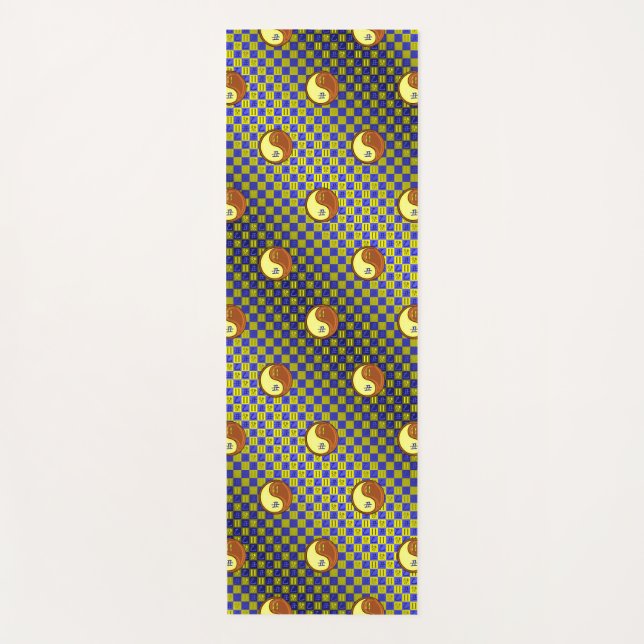 Gemini & Wood Ox Yoga Mat (Front)