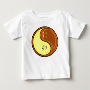 Gemini & Wood Rabbit Baby T-Shirt