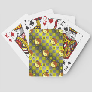 Gemini & Wood Rabbit Playing Cards