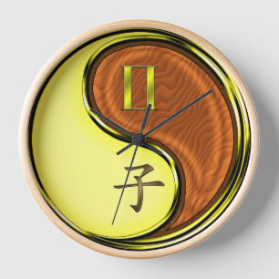 Gemini & Wood Rat Clock